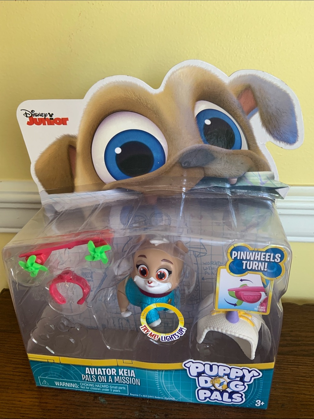 Disney Puppy Dog Pals Aviator Keia Figure Ages 3+ New